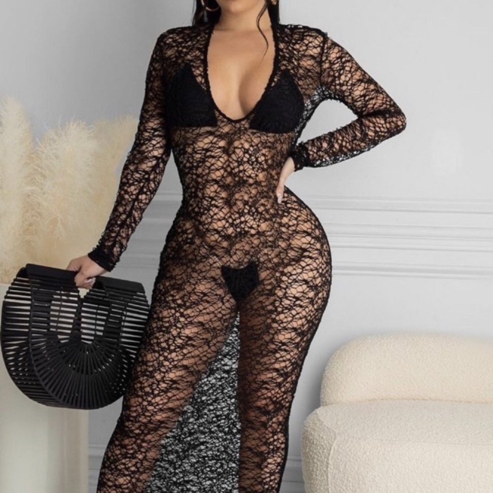 Sexy net dress